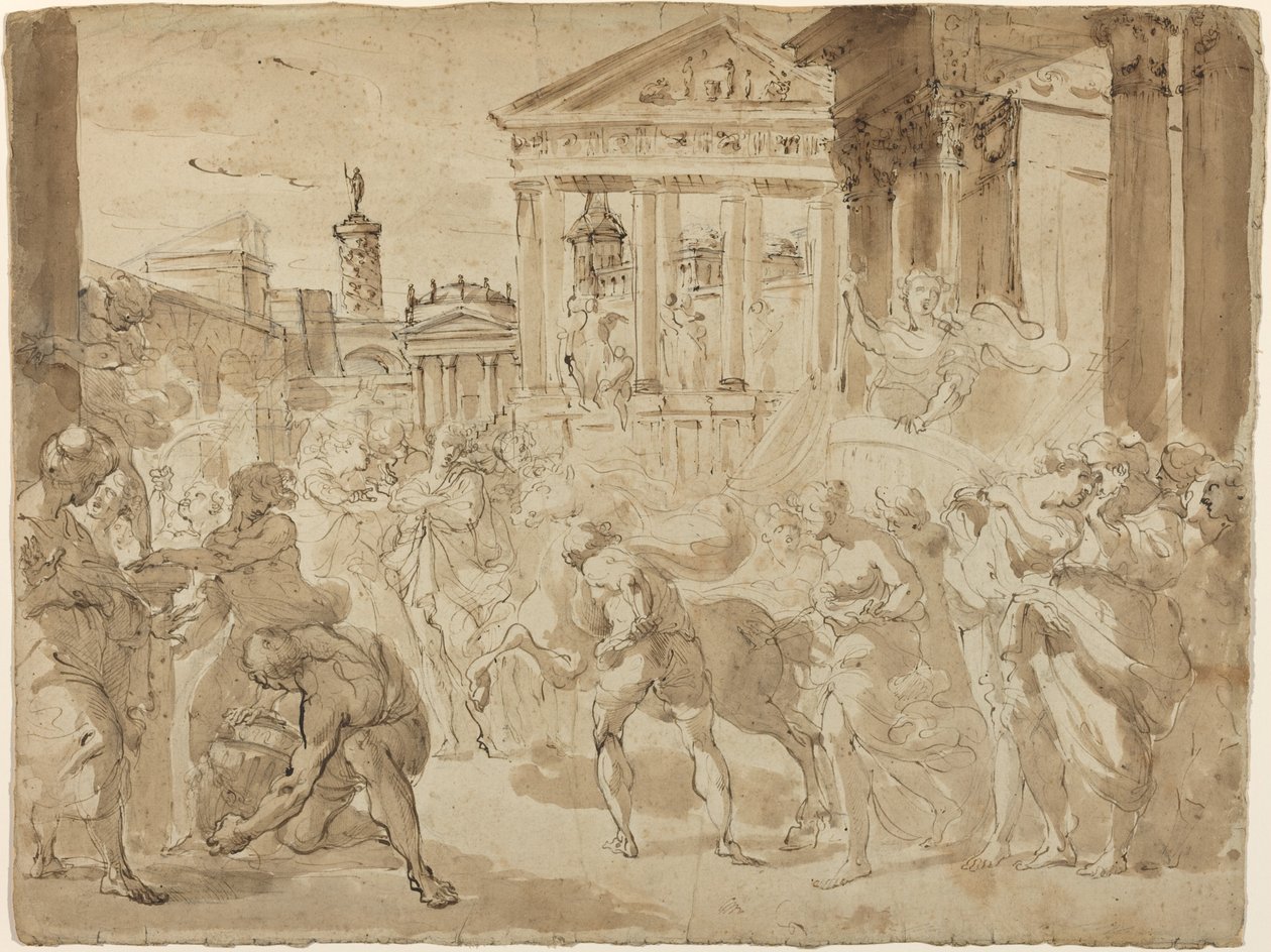 Processione trionfale nell