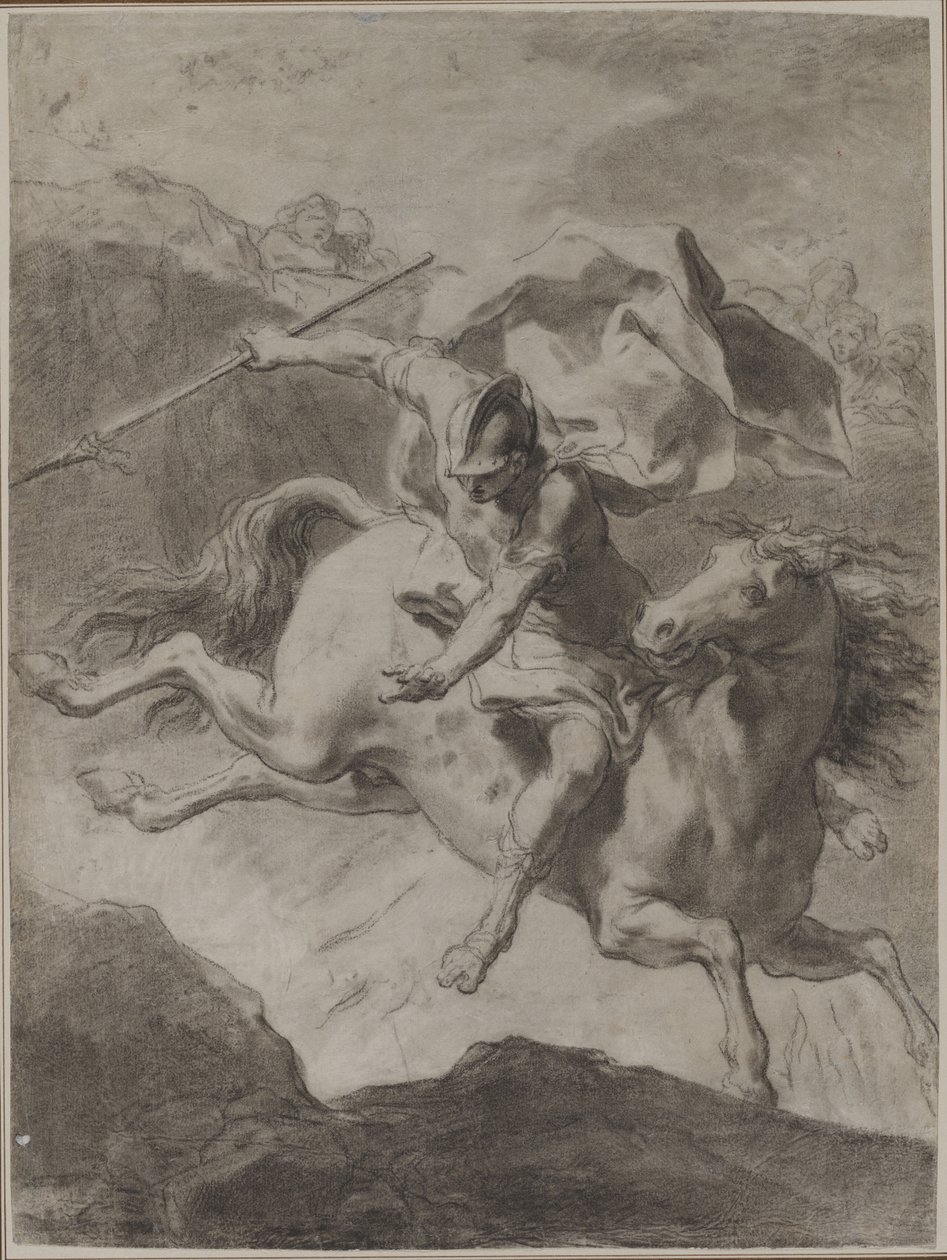 Morte di Marco Curzio da Gaetano Gandolfi