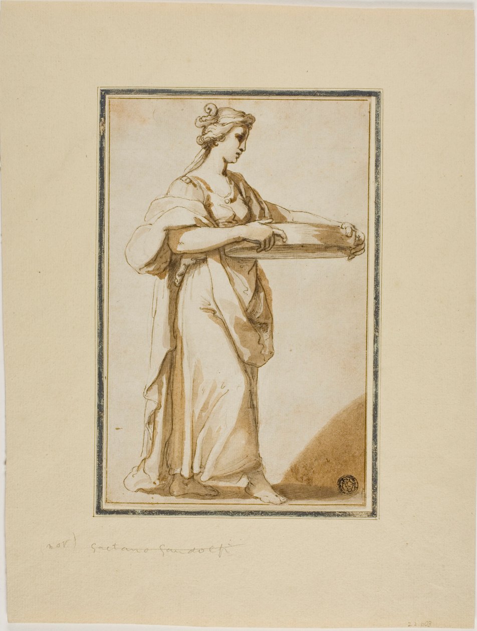 Vestal Virgin Tuccia da Gaetano Gandolfi