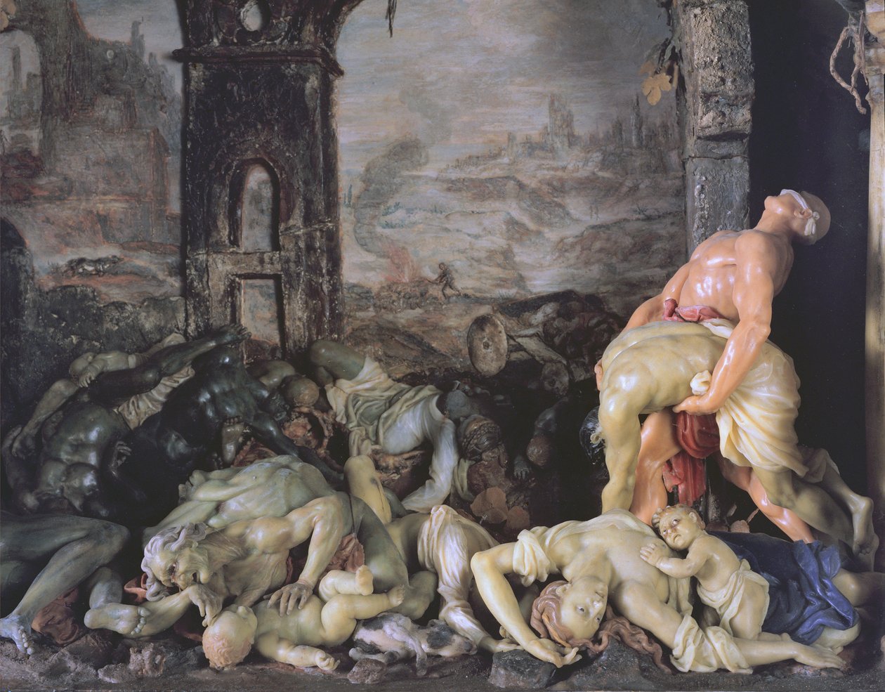 La peste (dettaglio) da Gaetano Giulio Zumbo