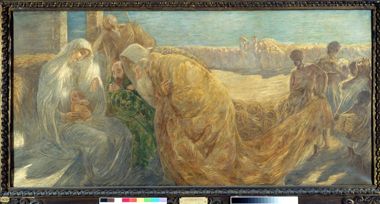 Adorazione dei Magi da Gaetano Previati