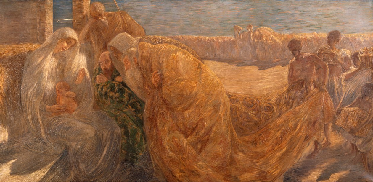 Adorazione dei Magi da Gaetano Previati