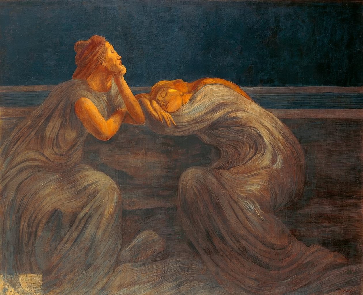Notturno, 1908 da Gaetano Previati