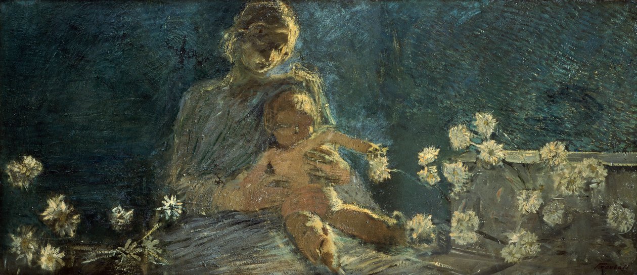 Nostra Signora dei crisantemi da Gaetano Previati