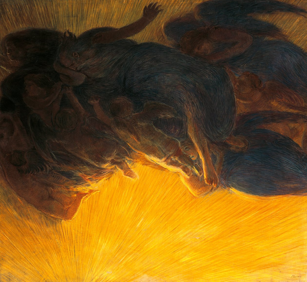 Creazione della luce da Gaetano Previati