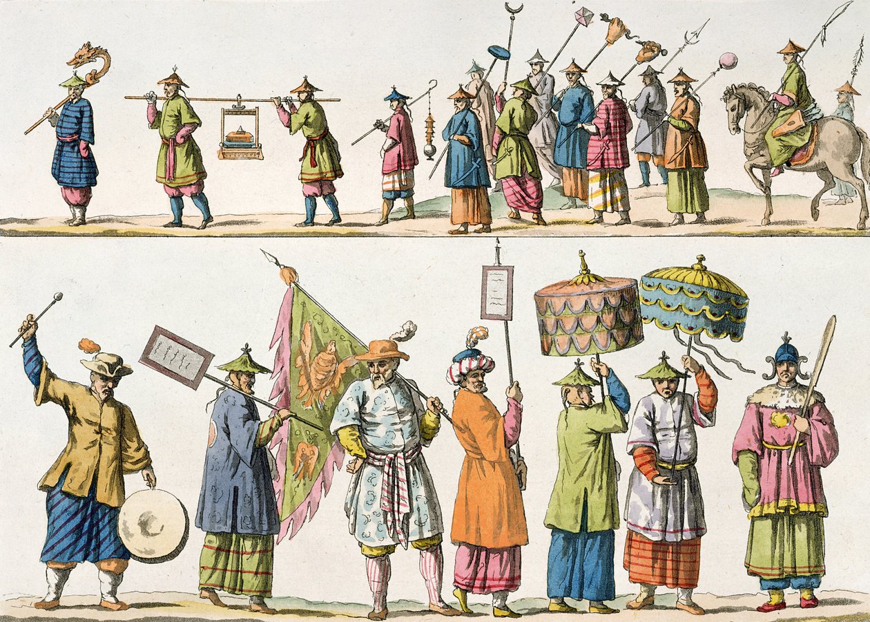 Principali attendenti della processione dell