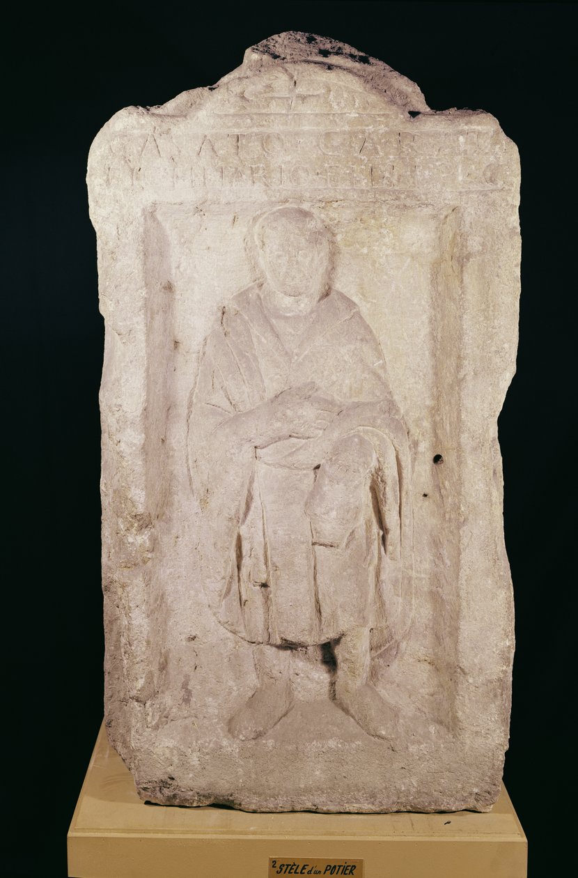 Stele funeraria di un vasaio da Gallo-Roman