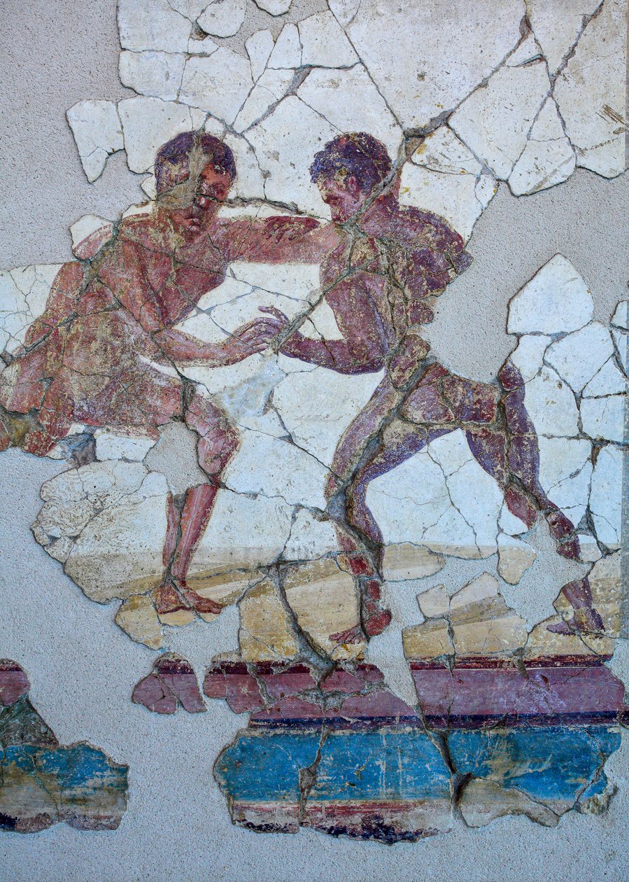 Pittura murale romana da Gallo-Roman Gallo-Roman