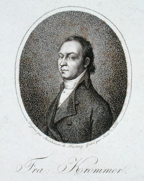 Franz Krommer (1759-1831) inciso da Jean Neidl da Gandolph Ernst (after) Stainhauser