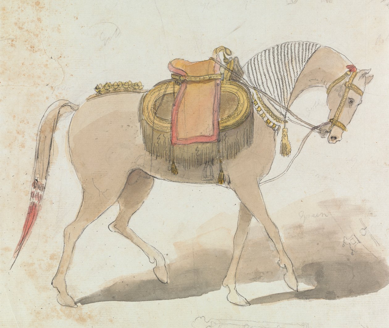 Cavallo con Sella Elaborata da Gangaram Chintaman Tambat