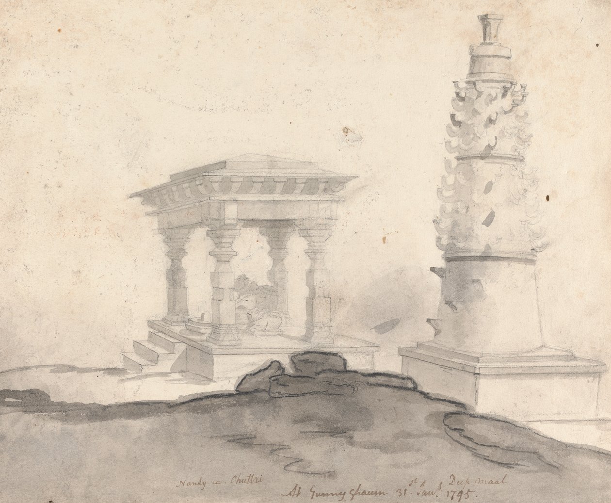 Colonna di Illuminazione da Gangaram Chintaman Tambat