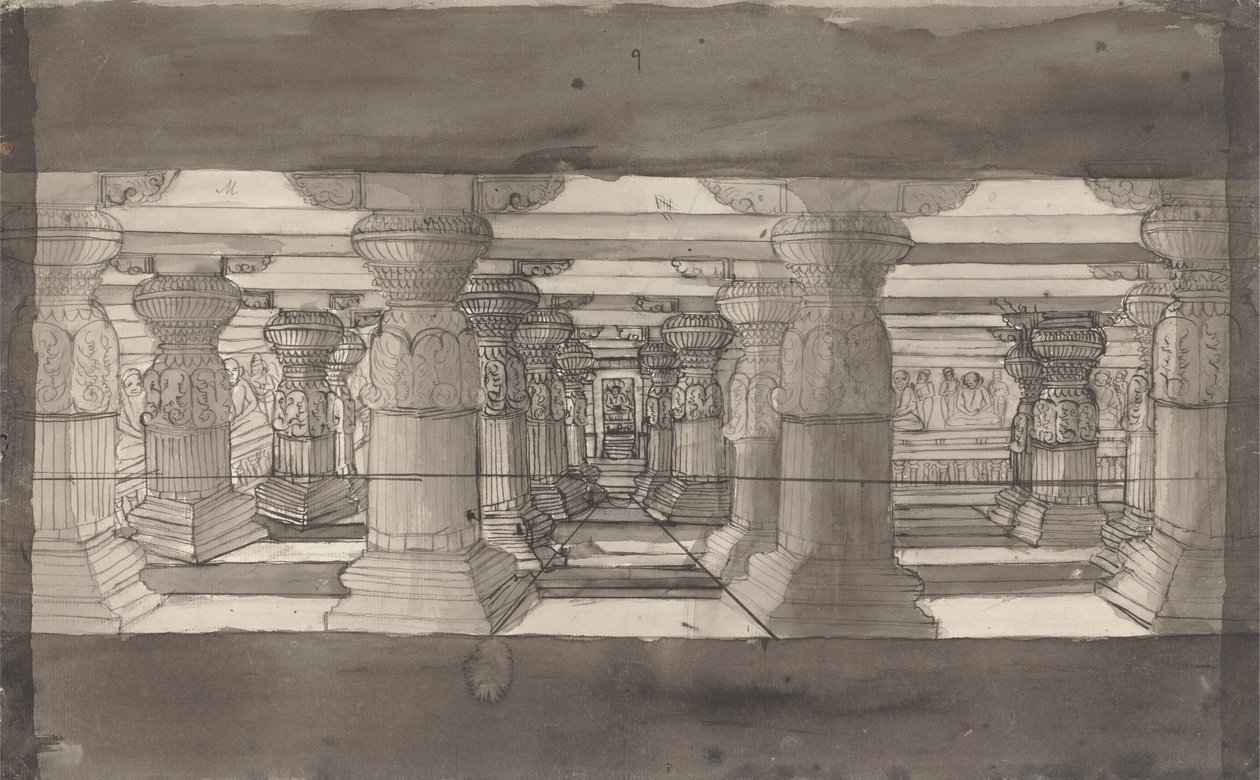 Vista interna di Indur Subba da Gangaram Chintaman Tambat