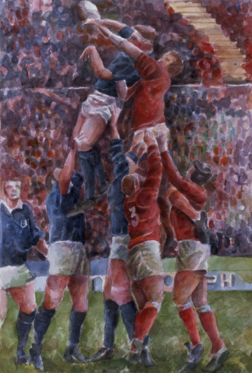 Internazionale di Rugby, Galles V Scozia da Gareth Lloyd Ball