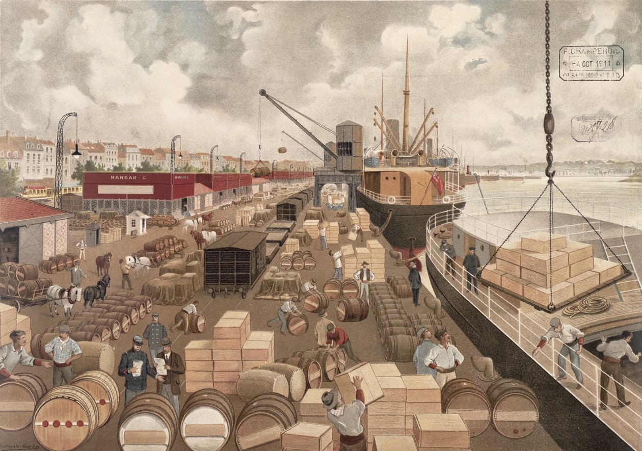 Il Porto di Bordeaux da Garrouste Harribey Garrouste Harribey