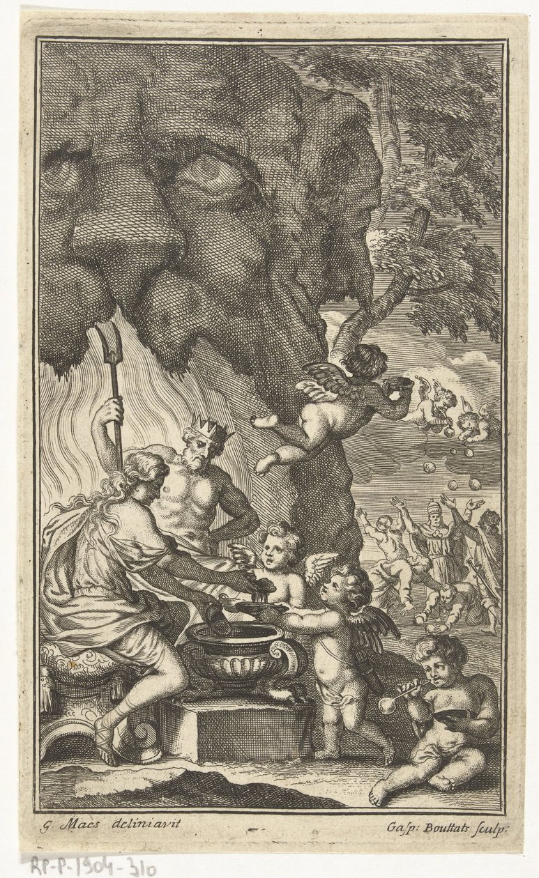 Allegoria della fugacità della vita da Gaspar Bouttats
