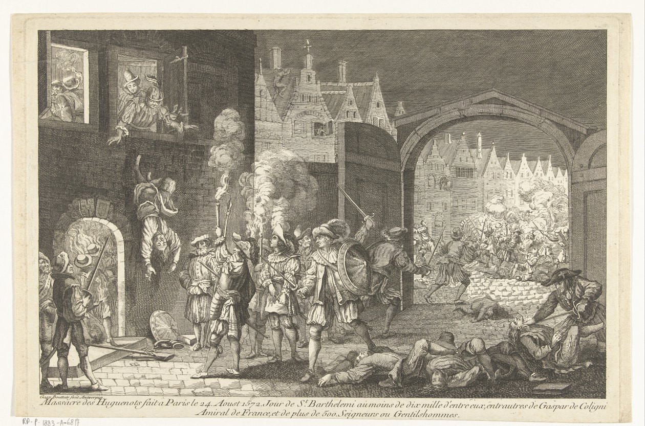 Notte di San Bartolomeo, 1572 da Gaspar Bouttats