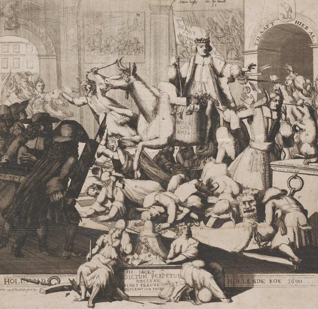 Hollands Hollende Koe da Gaspar Bouttats
