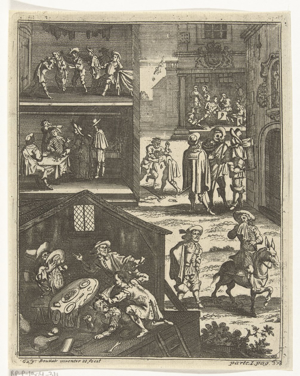 Vizi dei giovani da Gaspar Bouttats