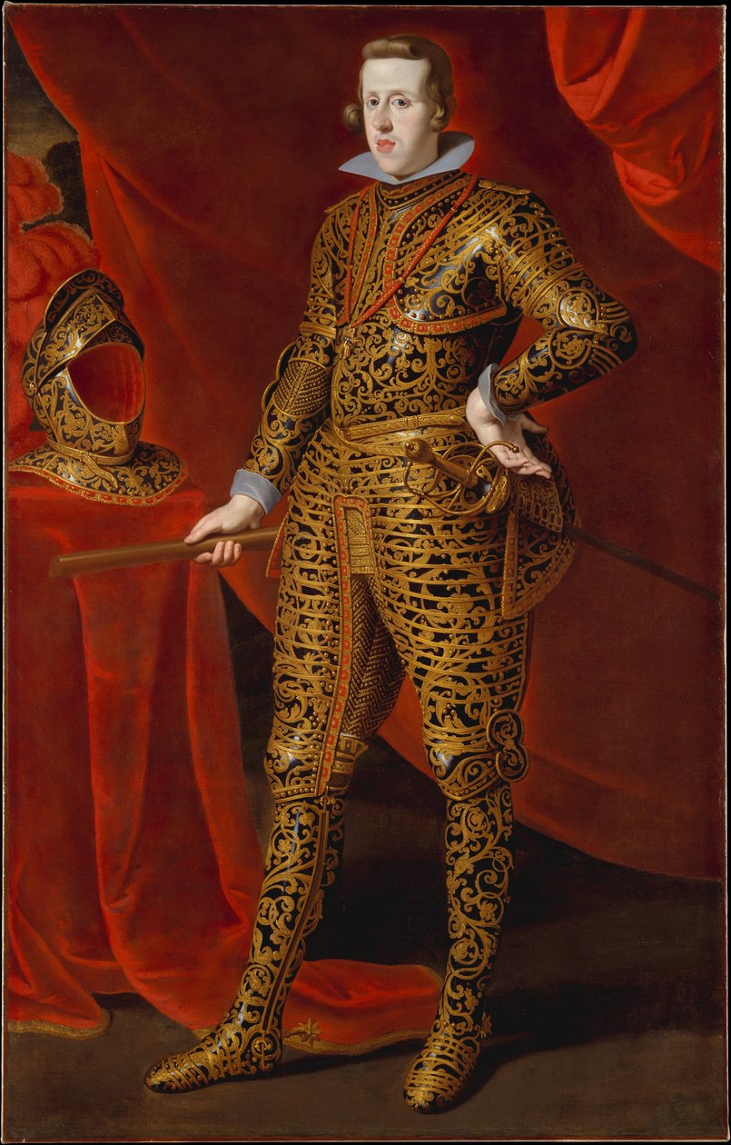 Filippo IV (1605-1665) in armatura da parata da Gaspar De Crayer