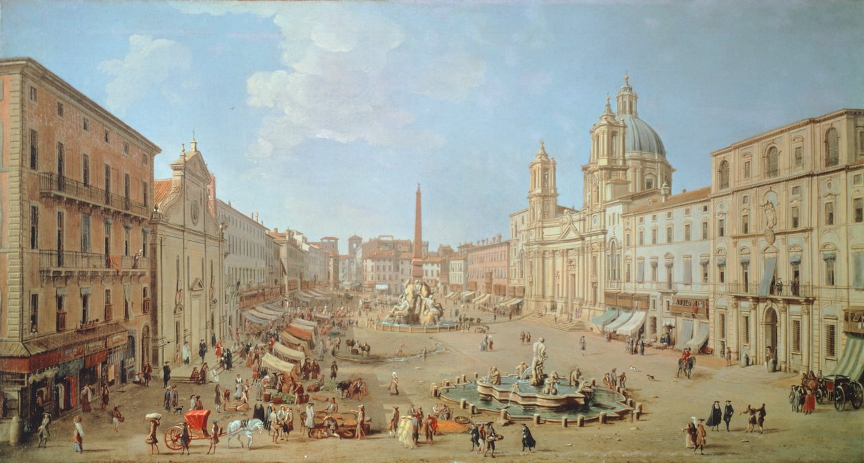Roma, Piazza Navona da Gaspar van Wittel