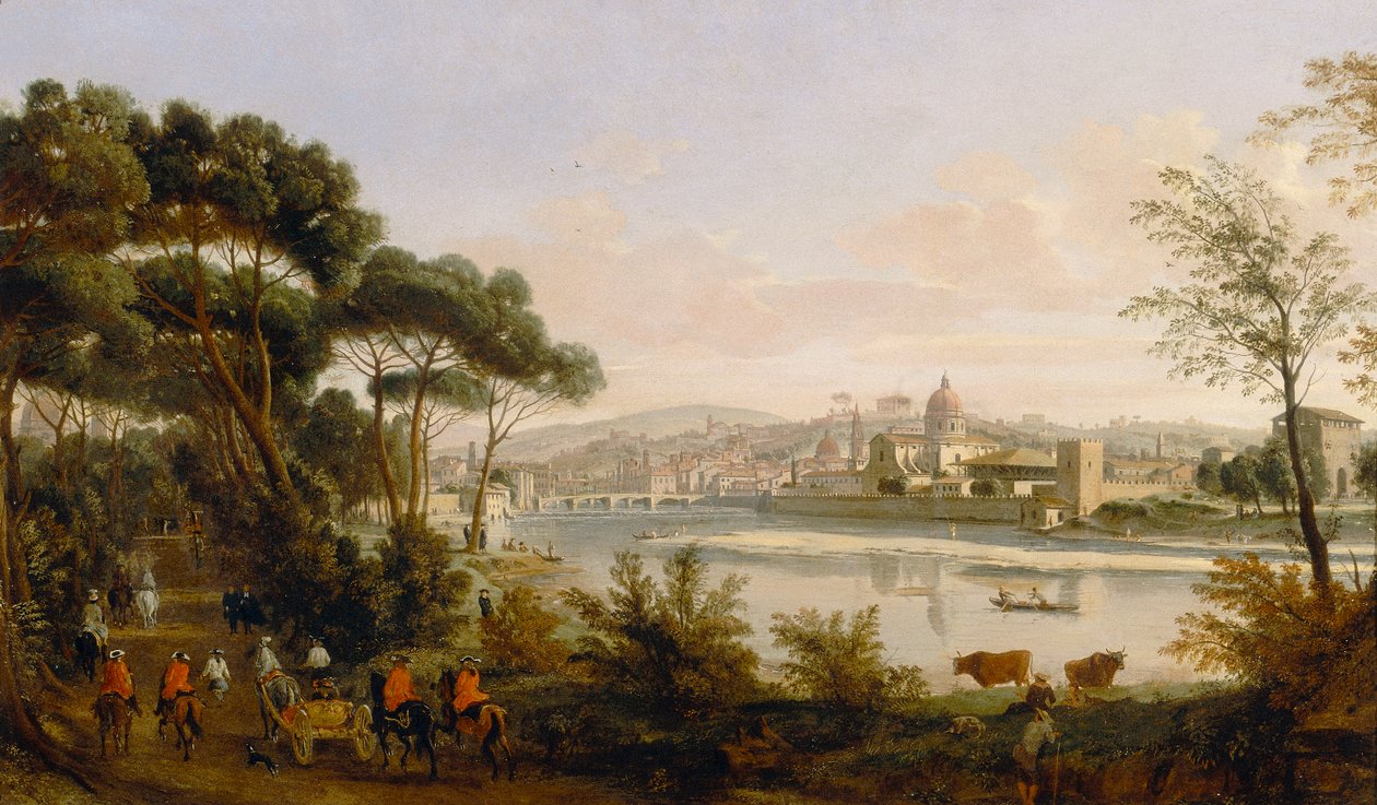 Veduta di Firenze da Gaspar van Wittel