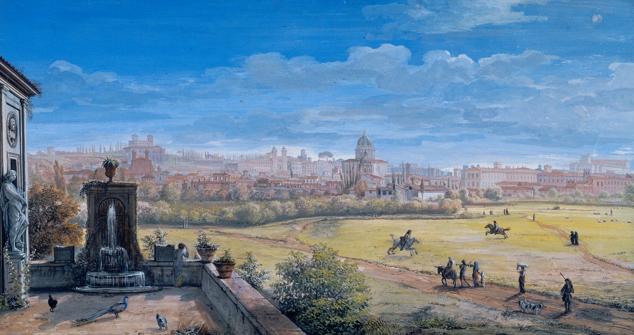 Veduta di Roma da Gaspar van Wittel
