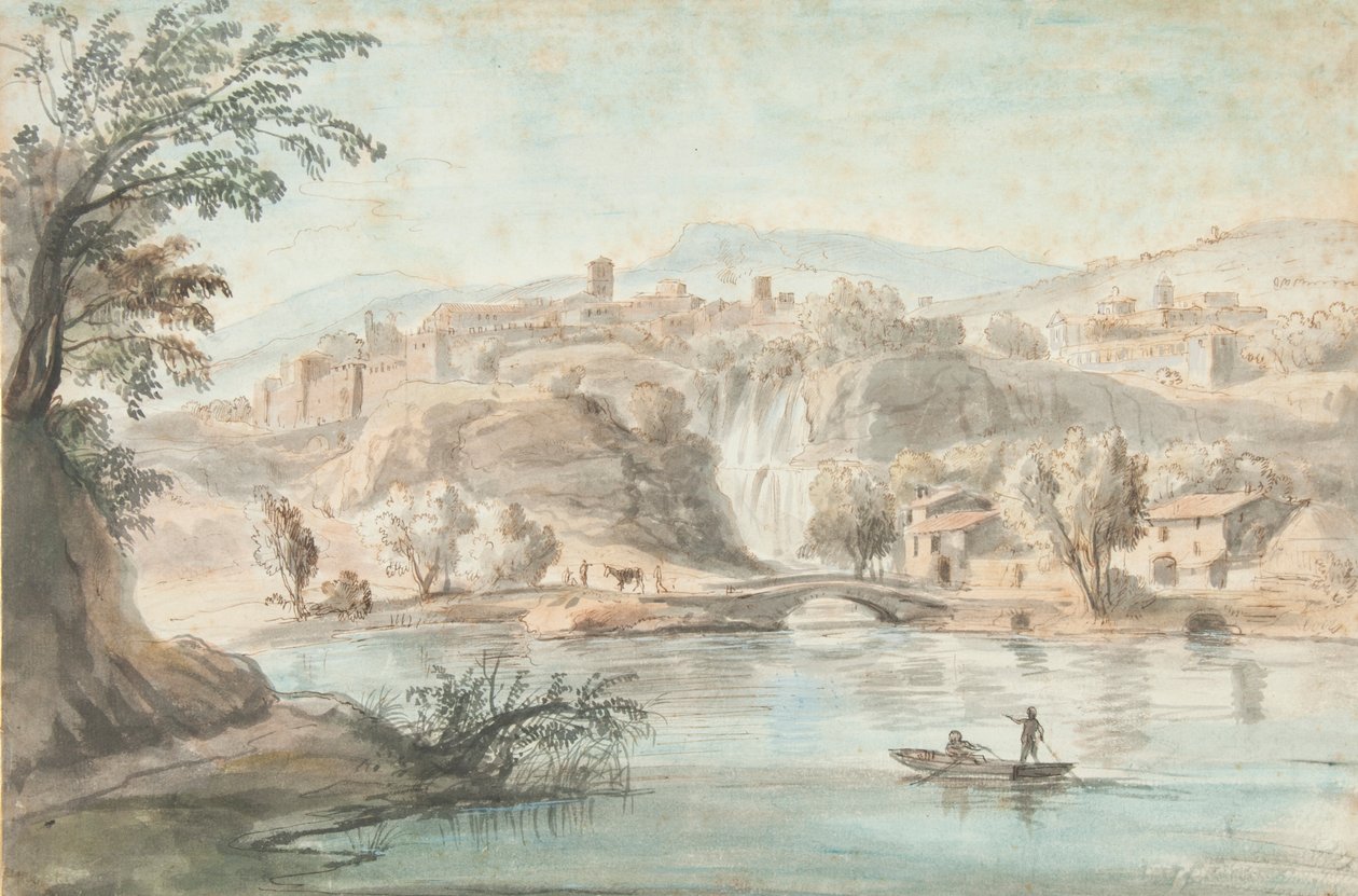 Paesaggio a Tivoli, 1701-10 da Gaspar van Wittel