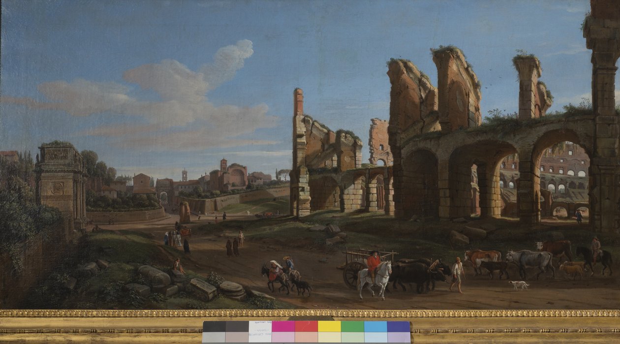 Il Colosseo e il Foro Romano da Gaspar van Wittel