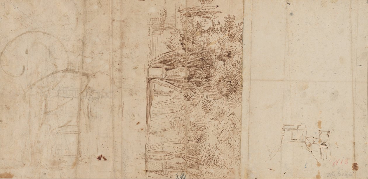 I Giardini della Villa Medici da Gaspar van Wittel