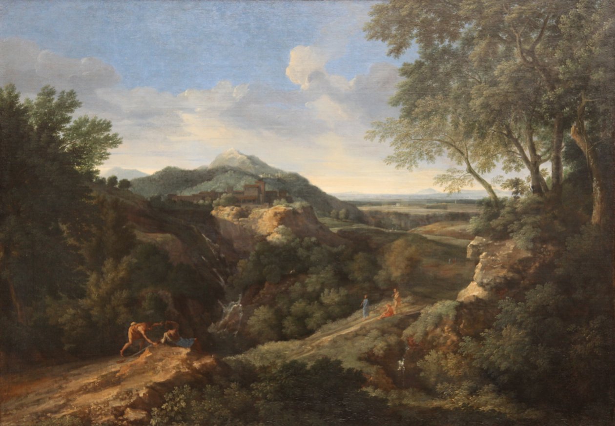 Paesaggio montano romano da Gaspard Dughet