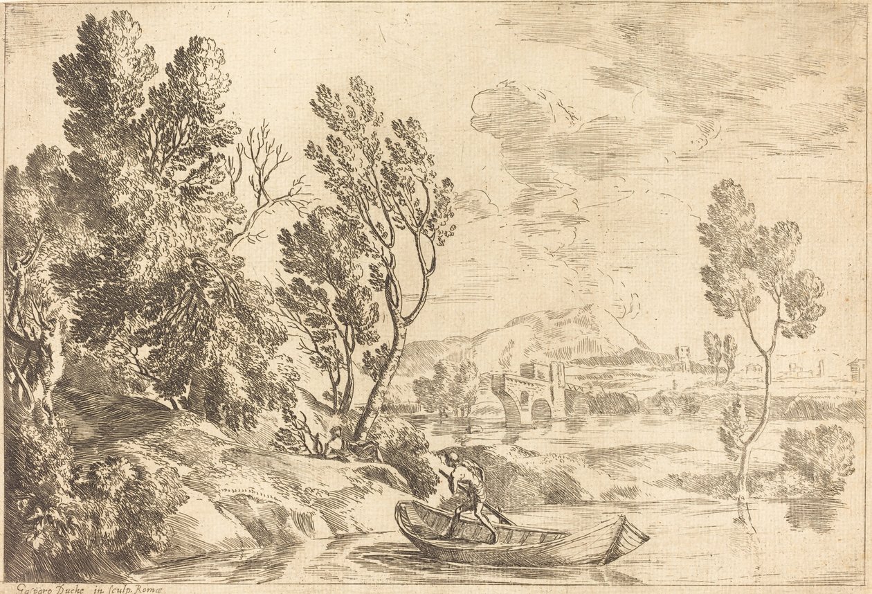 Paesaggio romano da Gaspard Dughet