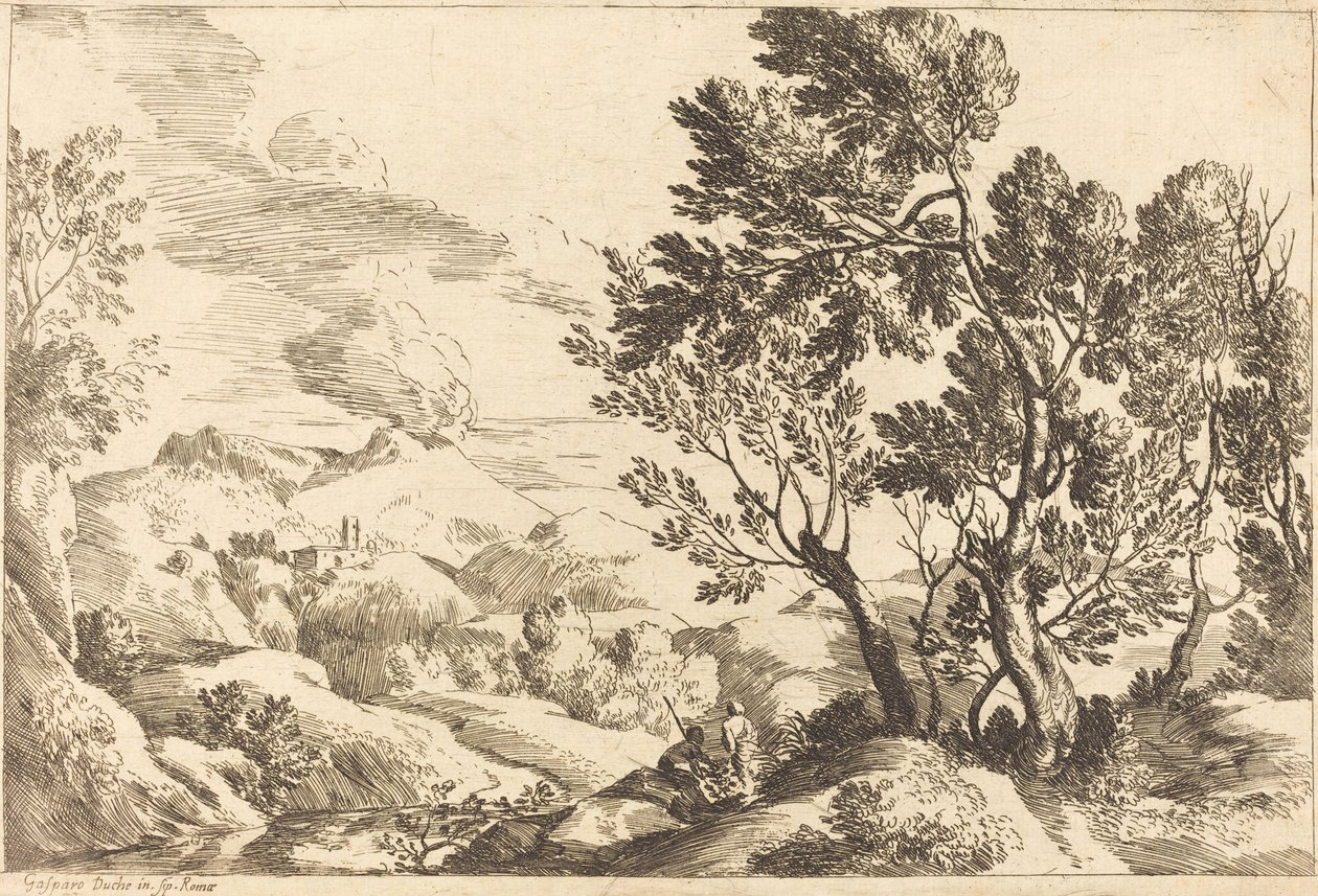 Paesaggio romano da Gaspard Dughet