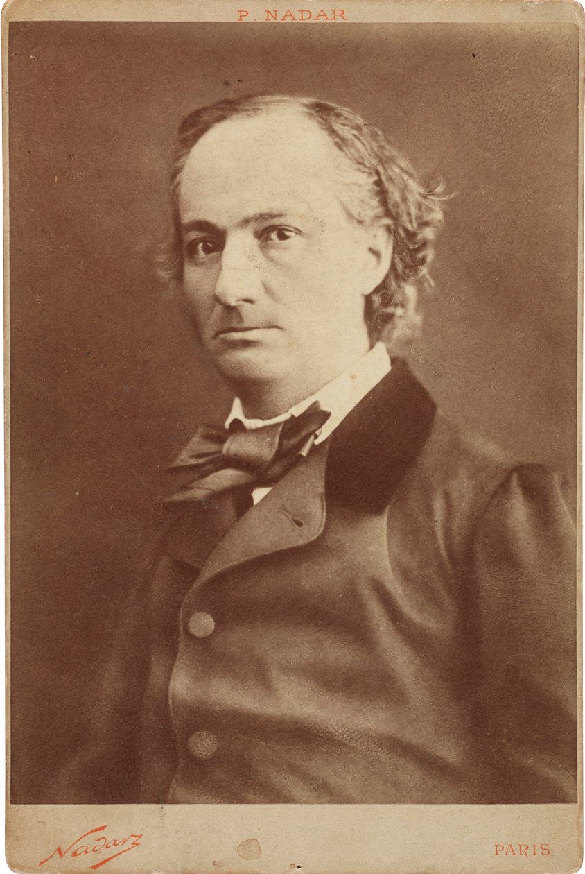 Ritratto di Charles Baudelaire 1821-1867, ca 1855 da Gaspard Félix Nadar