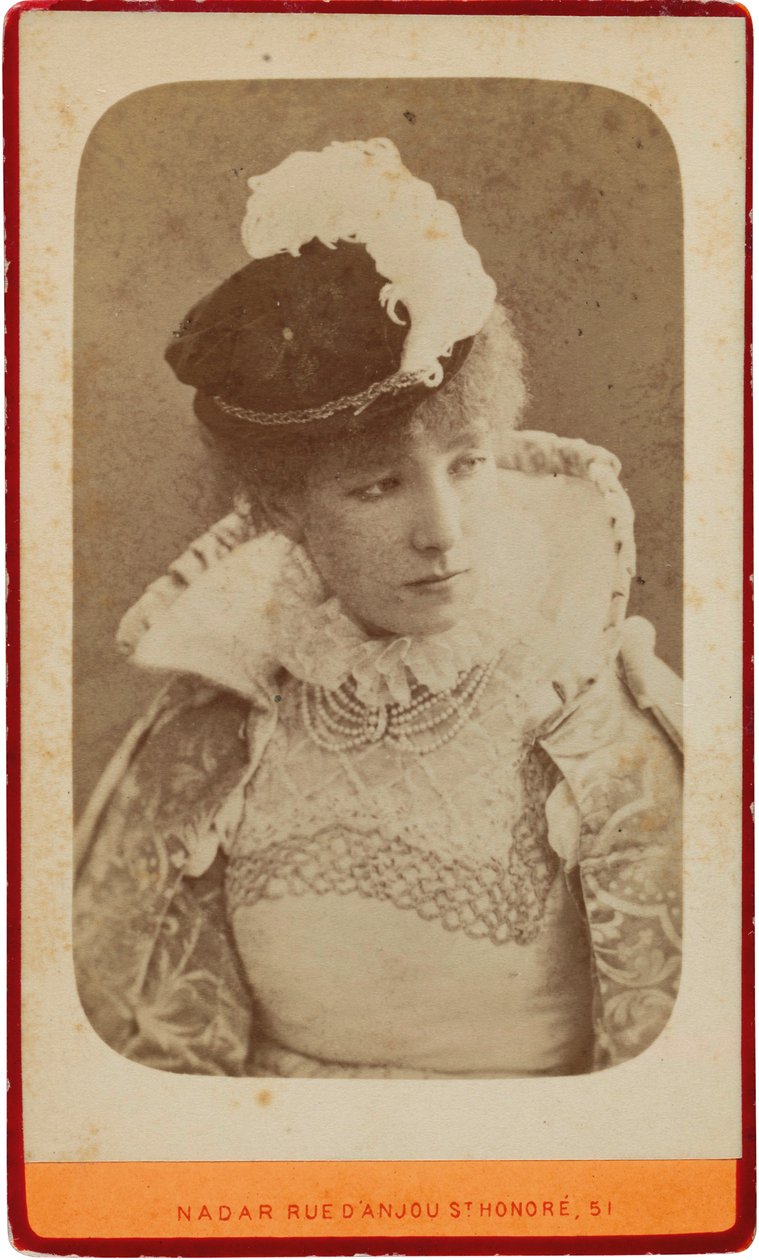 Ritratto di Sarah Bernhardt 1844-1923, ca. 1865 da Gaspard Félix Nadar
