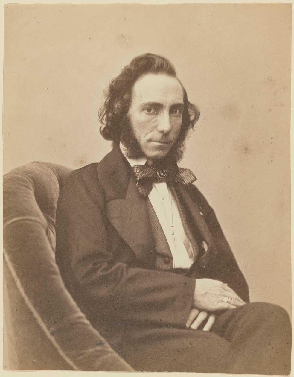Ritratto del violinista e compositore Ernesto Camillo Sivori, 1854-1855 da Gaspard Félix Nadar