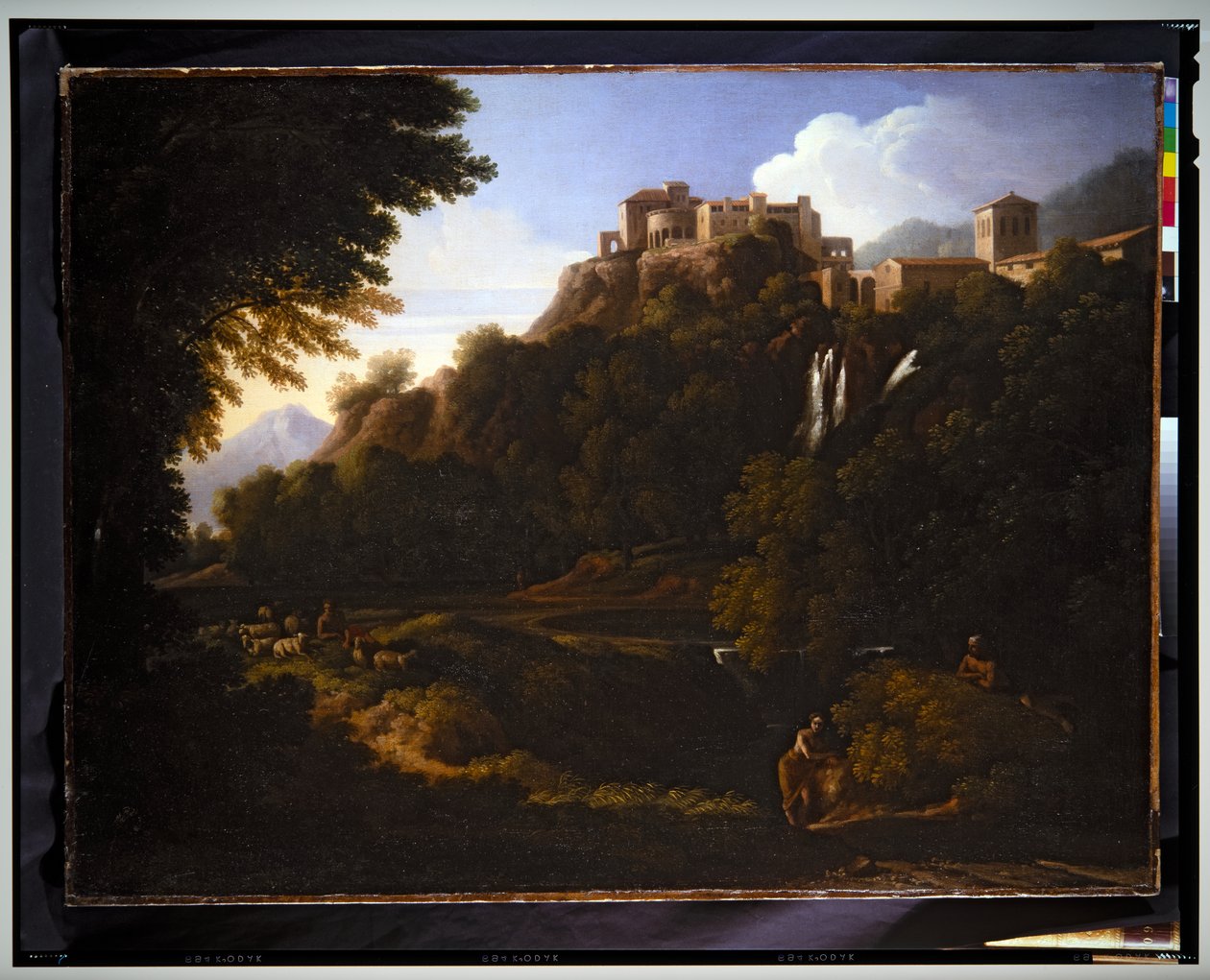 Paesaggio - Una cascata nella campagna romana da Gaspard Poussin Dughet