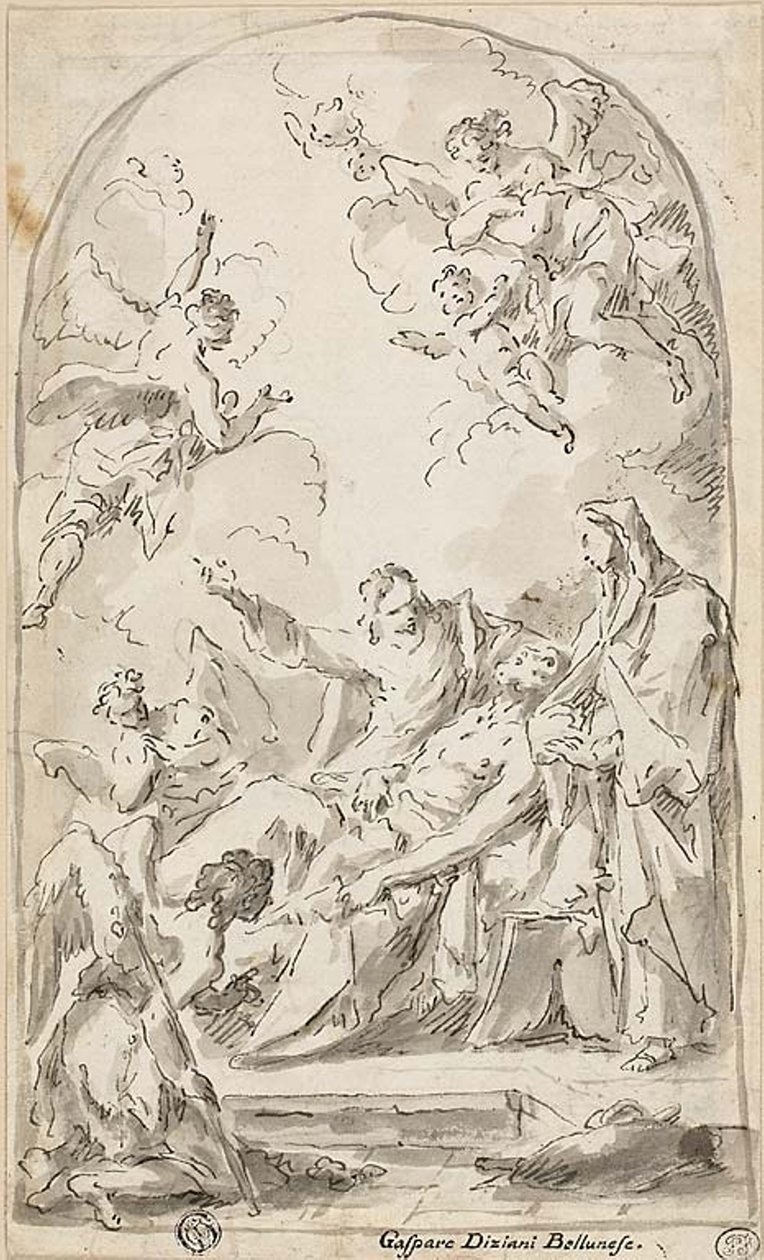 Morte di San Giuseppe da Gaspare Diziani