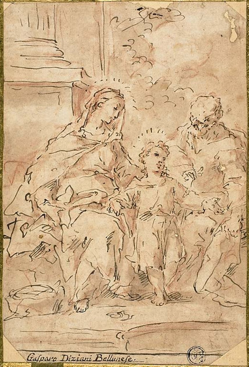 Sacra Famiglia da Gaspare Diziani