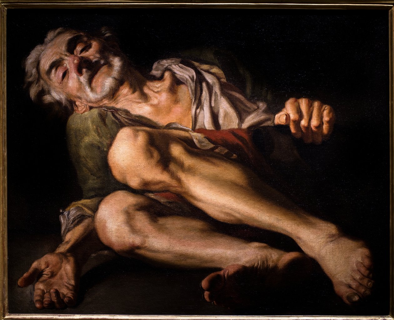 Vecchio mendicante da Gaspare Traversi