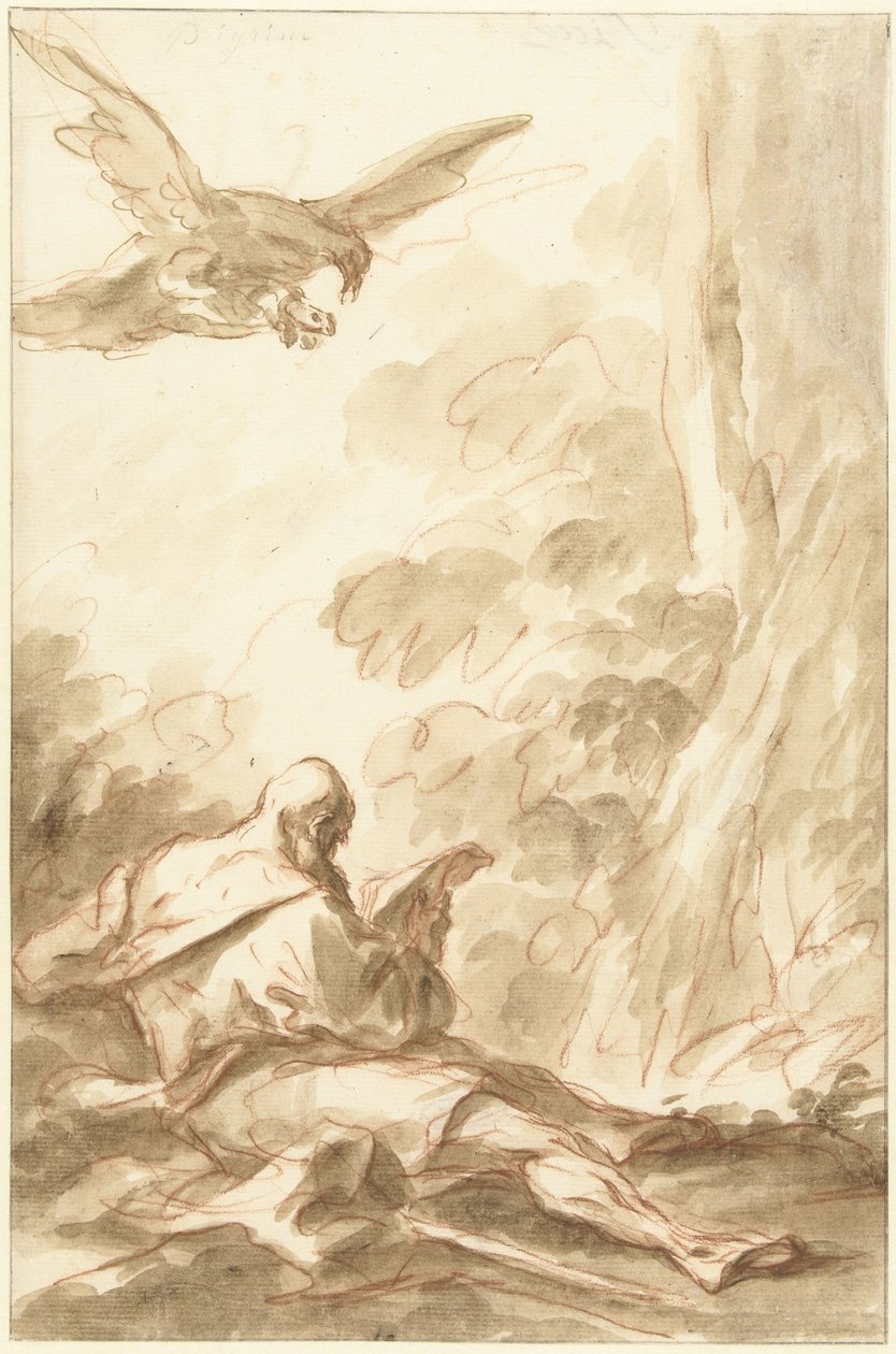 Elia nutrito dai corvi da Gasparo Diziani (attributed to)