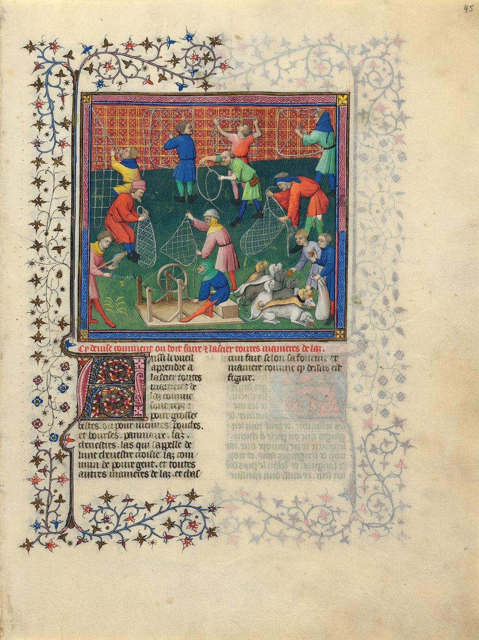 Libro di caccia da Gaston Phoebus