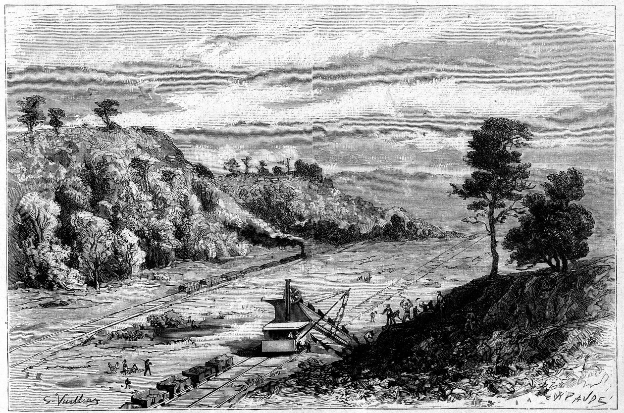 Costruzione del canale di Panama - perforazione dell