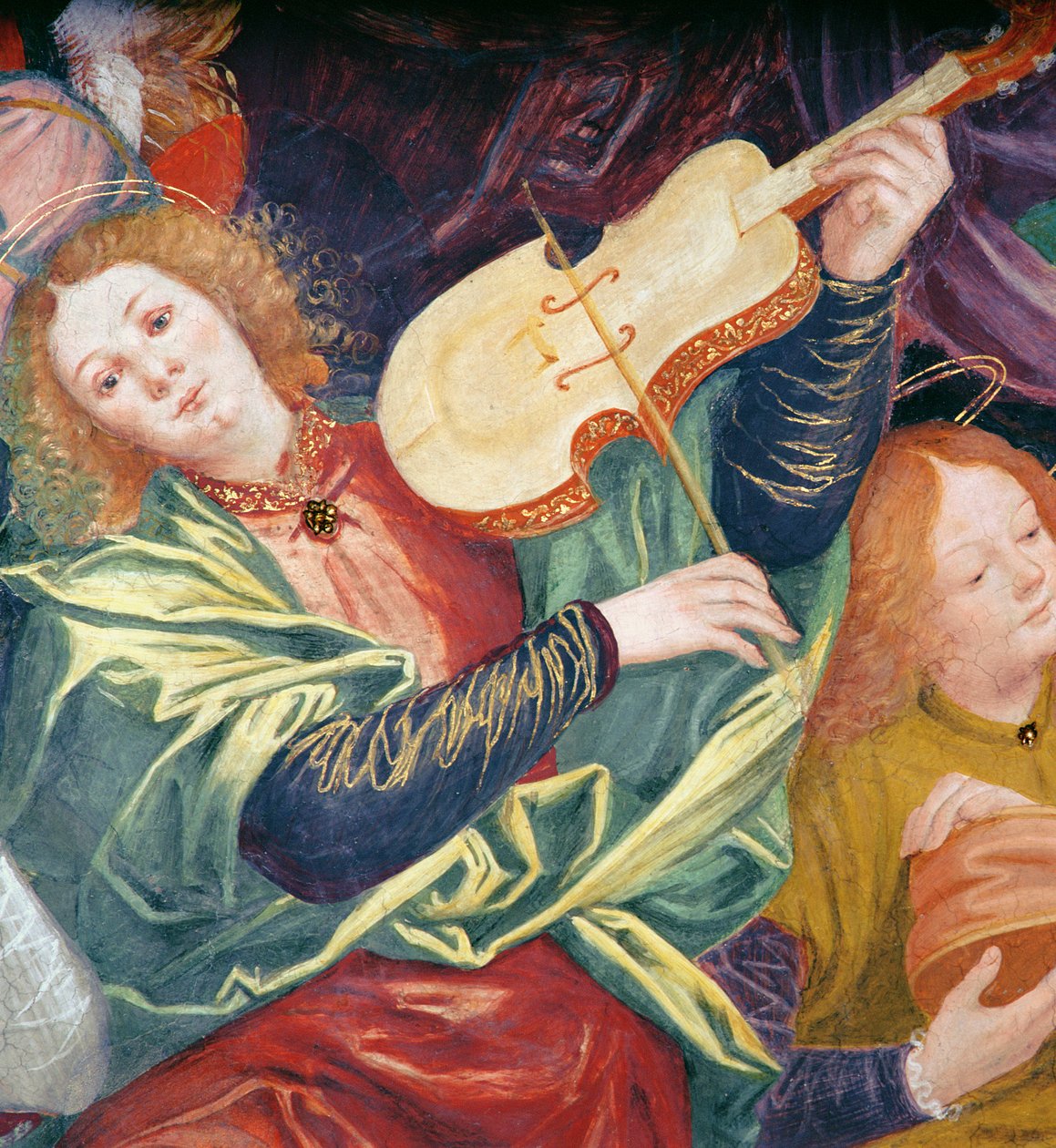 Il concerto degli angeli, 1534-36 (dettaglio) da Gaudenzio Ferrari