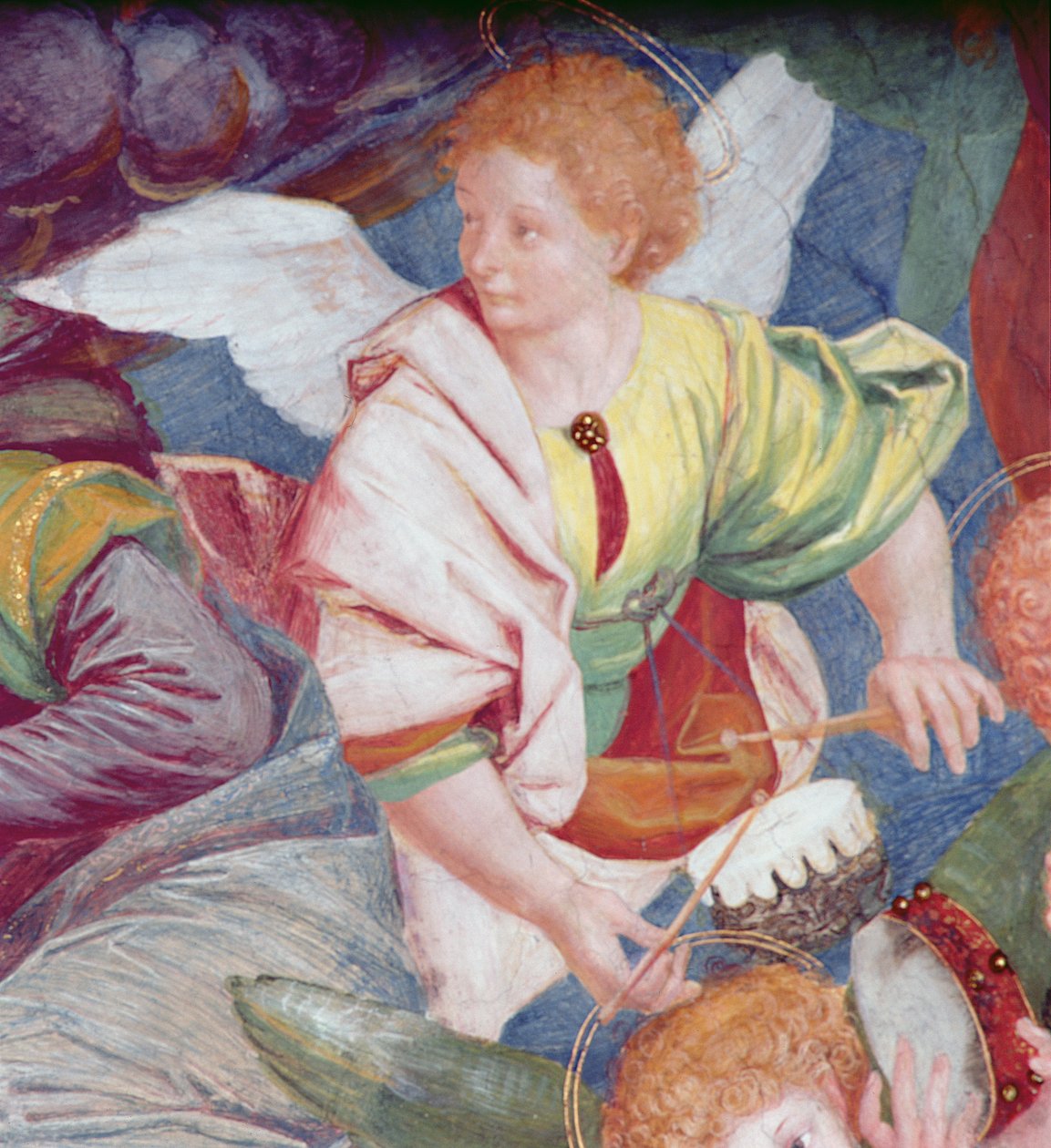 Il concerto degli angeli, 1534-36 (dettaglio) da Gaudenzio Ferrari
