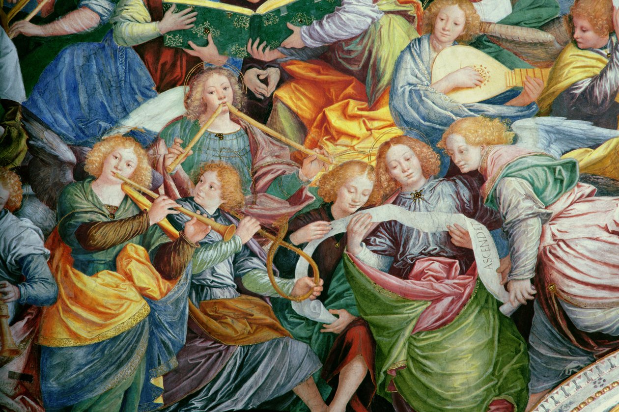 Il Concerto degli Angeli (dettaglio) da Gaudenzio Ferrari