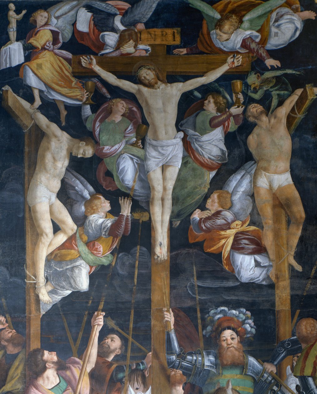 Crocifissione, dettaglio dall