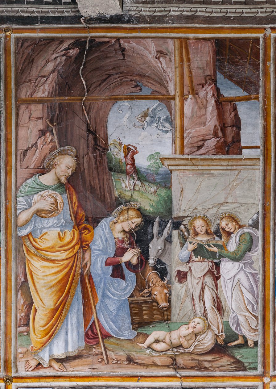 Dettaglio di "La Natività", da "La vita e la Passione di Cristo" da Gaudenzio Ferrari