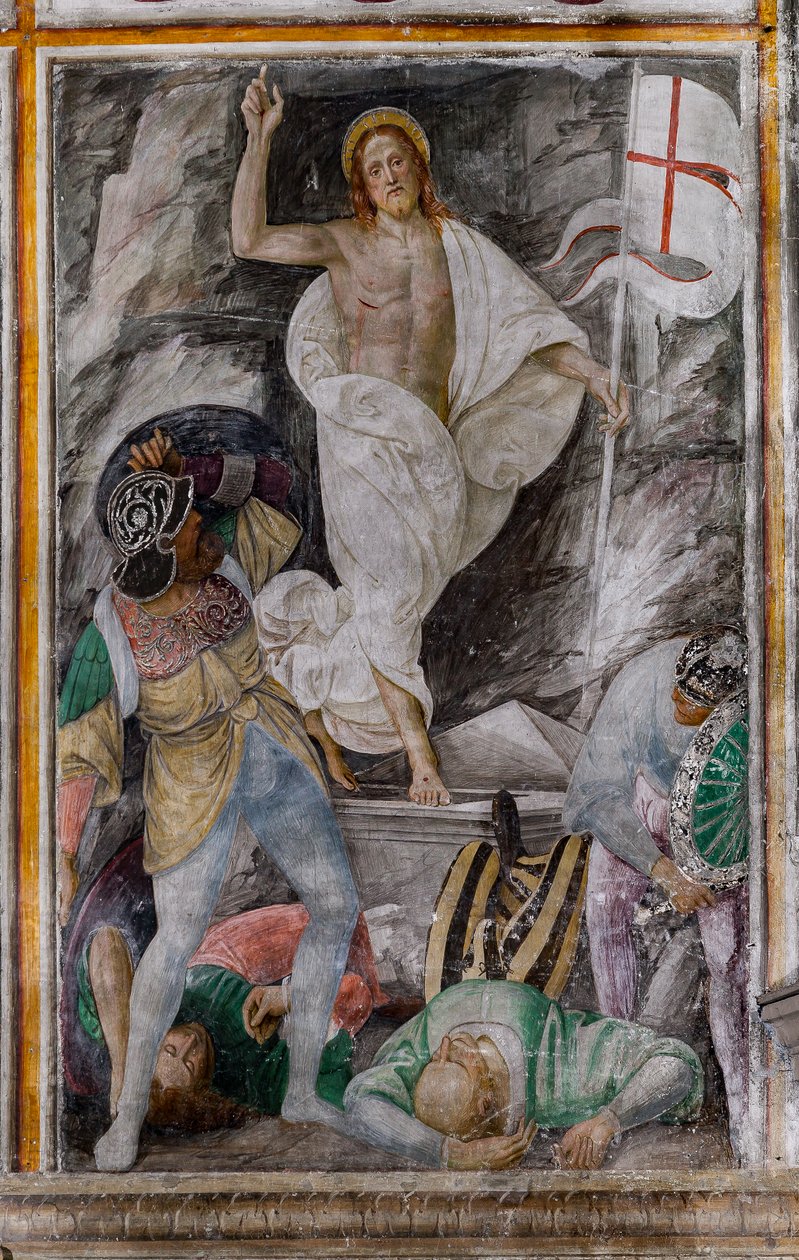 Resurrezione di Cristo (dettaglio) da Gaudenzio Ferrari