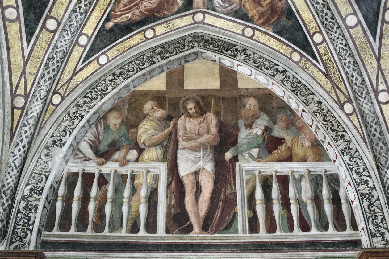 Ecce Homo Affresco di Gaudenzio Ferrari (1475 ca-1546) 1542 Milano, Basilica di Santa Maria delle Grazie Italia da Gaudenzio Ferrari