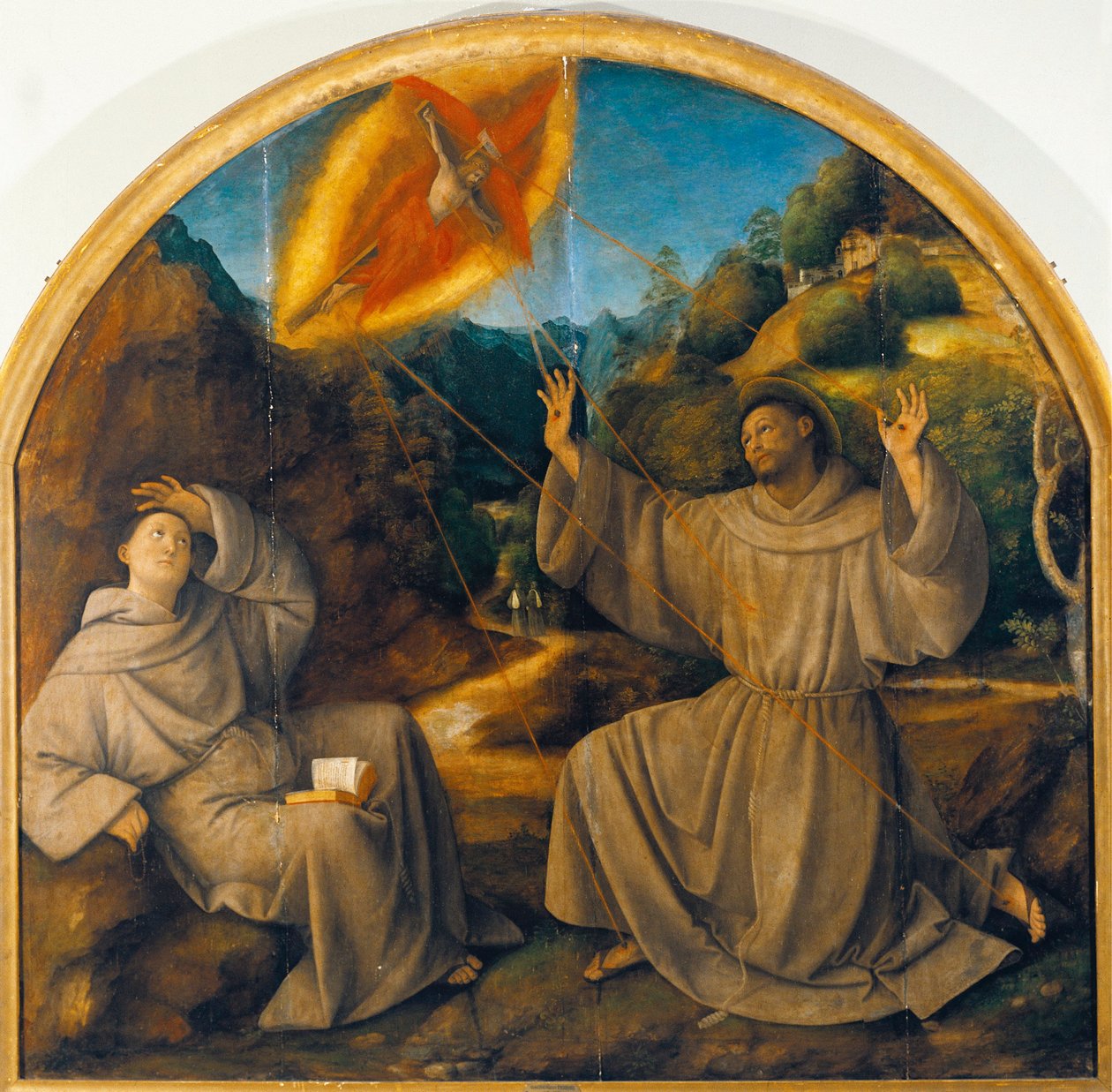San Francesco riceve le stimmate da Gaudenzio Ferrari